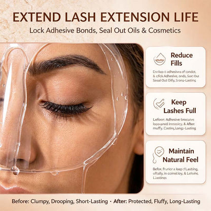 25 Pcs Waterproof Protector for Lash Extensions 💧👁️✨