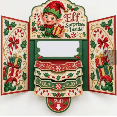 ⏰LAST DAY 50% OFF - 2026 New 🎅💳 Waterfall Christmas Gift Card Booklet ✨