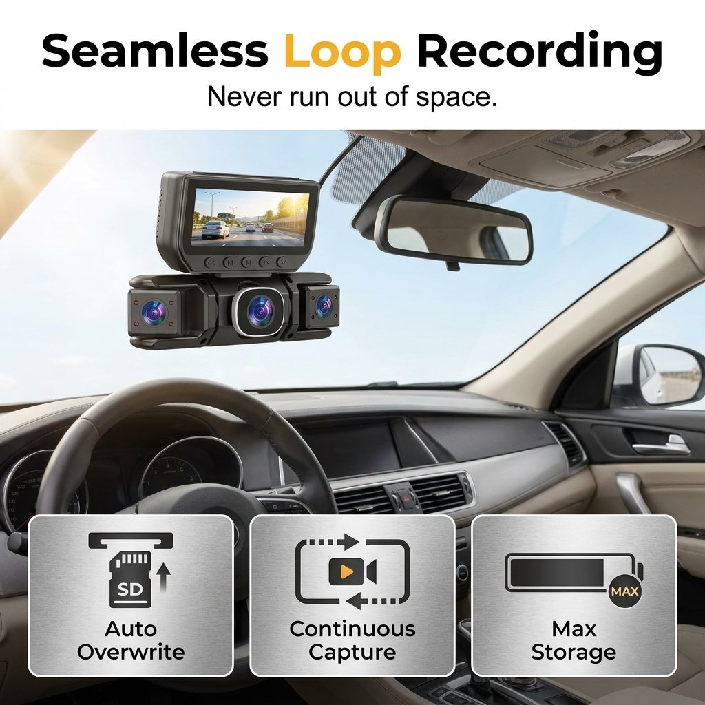 🔥360° Car Dash Cam