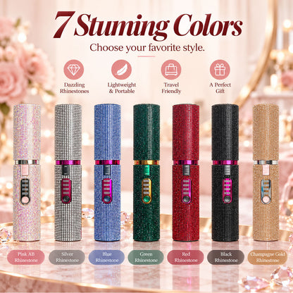 💕✨ Rechargeable Mini Hair Straightener – Cordless USB-C Portable Styling Iron