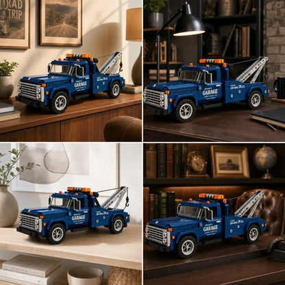 Blue Heritage Tow Truck Building Set – Collector Edition