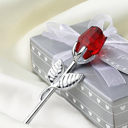💖Eternal Love Metal Crystal Rose Timeless Gift for Valentine's Day, Mother's Day, Birthdays, and Anniversaries Water-Resistant