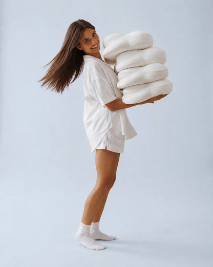 😴 Ergonomic Memory Foam Pillow – Neck & Shoulder Support for Better Sleep 🌙