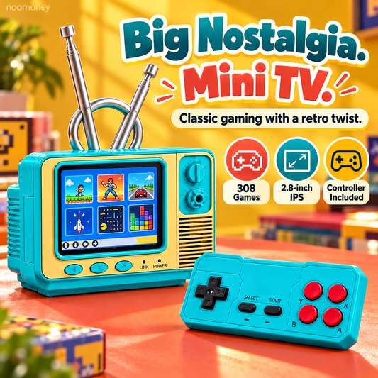 🔥Black Friday Deal🎮GV300 Retro Handheld Game Console – 2.8' IPS Screen, Portable Gaming Device & Gift for Gamers