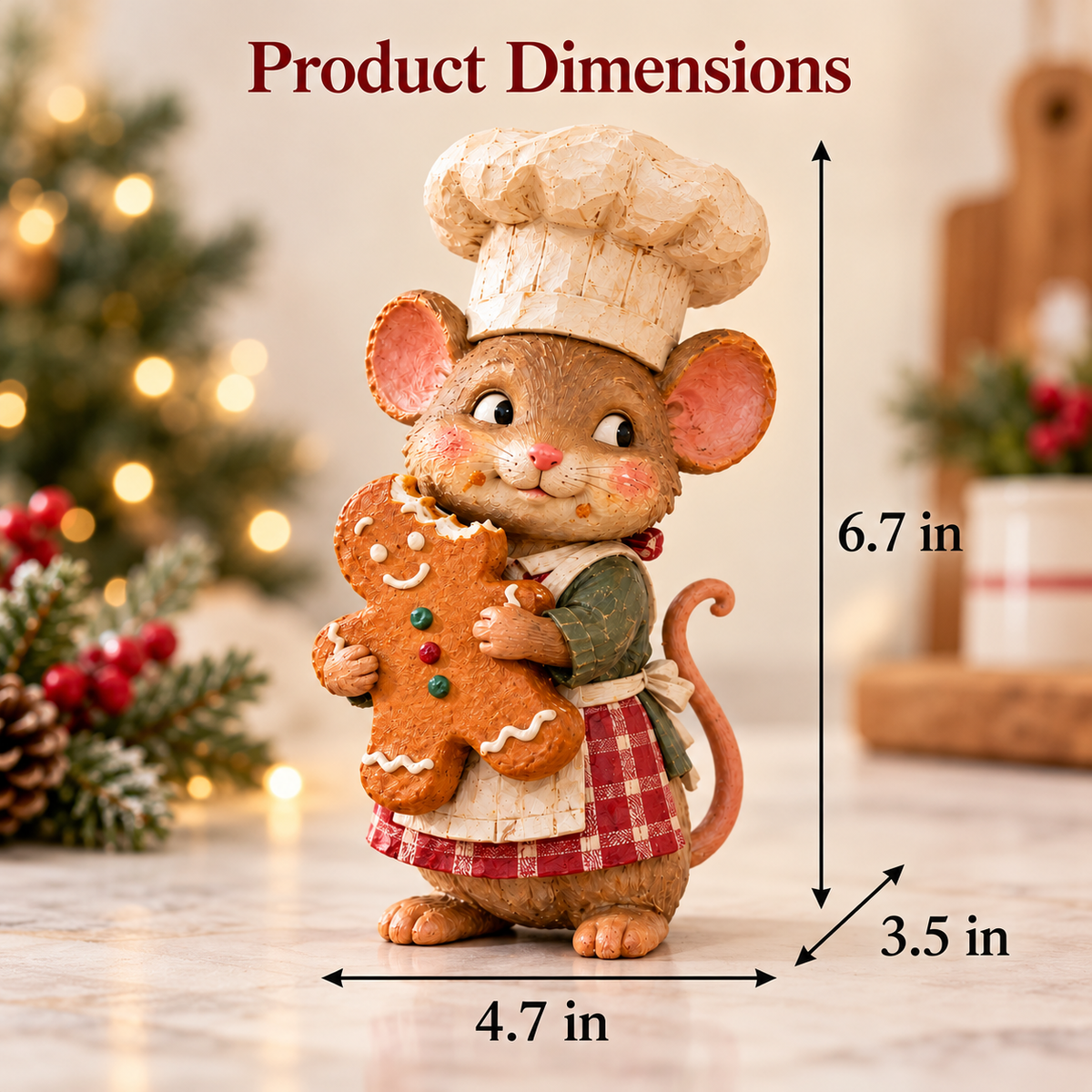 🐭🍪 Peperkoek Muis Bakker – Voeg een Vleugje Sprookjesmagie toe aan je Kerst!
