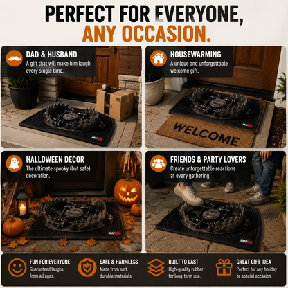 🔥 Limited Time Deal – 3D Bear Trap Reaction Doormat | Realistic Funny Prank Door Mat That Makes Everyone Look Twice( 2D printing)