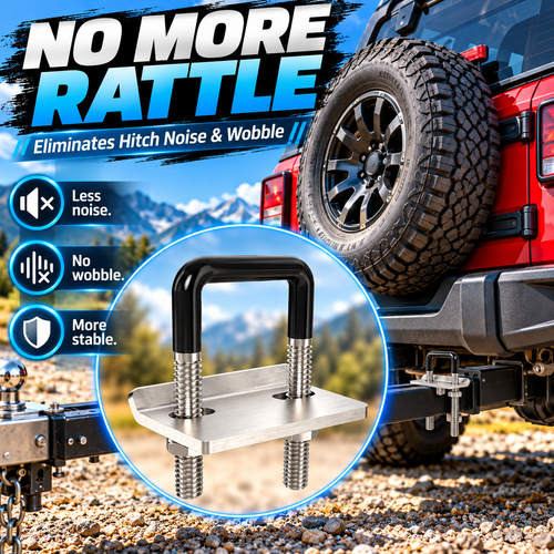 Ultimate Trailer Hitch Locking Stabilizer - Heavy-Duty Support & Anti-Rattle