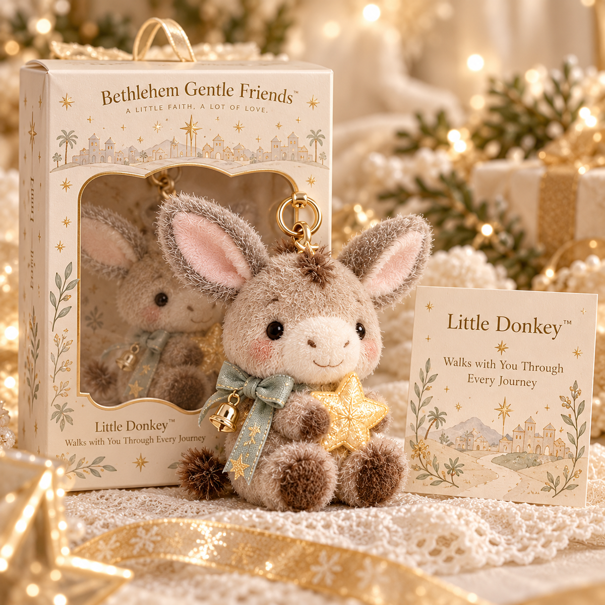 💛 A Little Faith, A Lot of Love– 6 Plush Christian Comfort Keepsakes