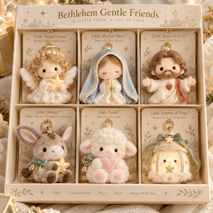 💛 A Little Faith, A Lot of Love– 6 Plush Christian Comfort Keepsakes