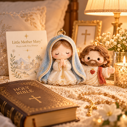 💛 A Little Faith, A Lot of Love– 6 Plush Christian Comfort Keepsakes