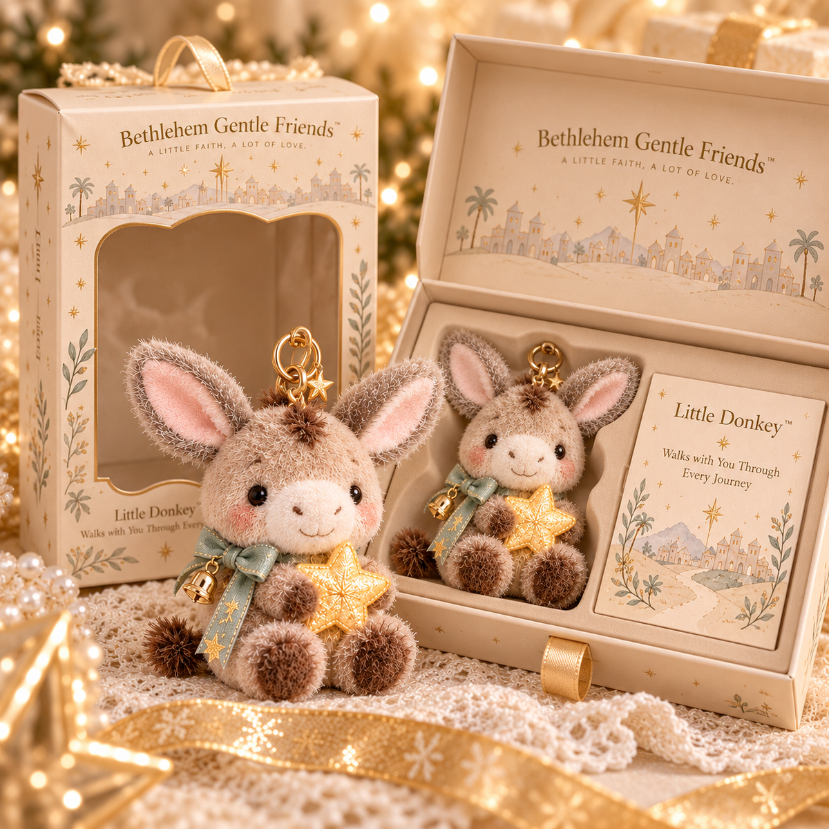 💛 A Little Faith, A Lot of Love– 6 Plush Christian Comfort Keepsakes