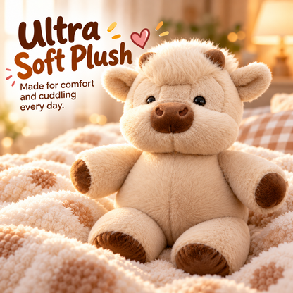🐮 Highland Cow Soft Toy – 45cm fluffy plush, cloud-soft & cuddle-approved. Perfect gift for kids! 🎁💚