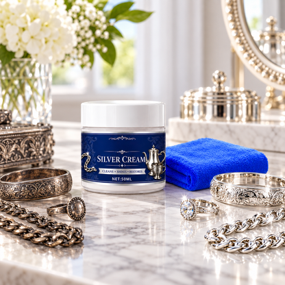 ✨ Bring Tarnished Silver Back to Life – Easy Silver Polish Cream