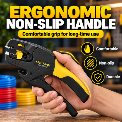 ⚡ Automatic Wire Stripper & Cutter – 0.08–10mm² Self-Adjusting Electrical Tool