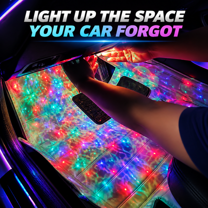 ✨ Starry Car Floor Ambient Lights – RGB Footwell Interior Lighting Kit