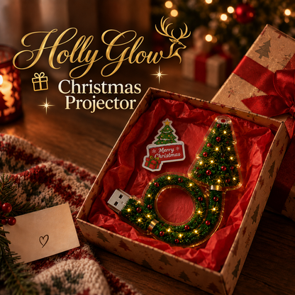 🎄 Christmas Ceiling Projector – 6 Magical Light Effects for Instant Holiday Atmosphere ✨
