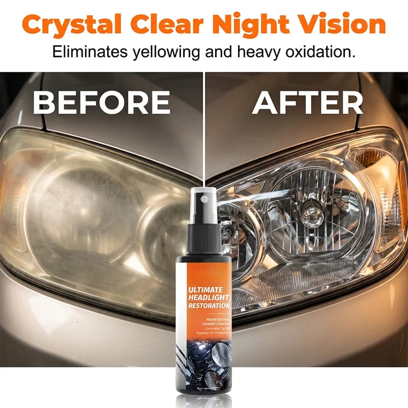 🔥🔥🔥Professional Headlight Restoration Spray Kit