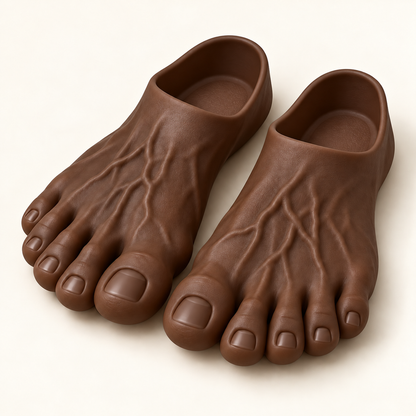 The Big Toe Energy Slides – Realistic Giant Foot Slippers