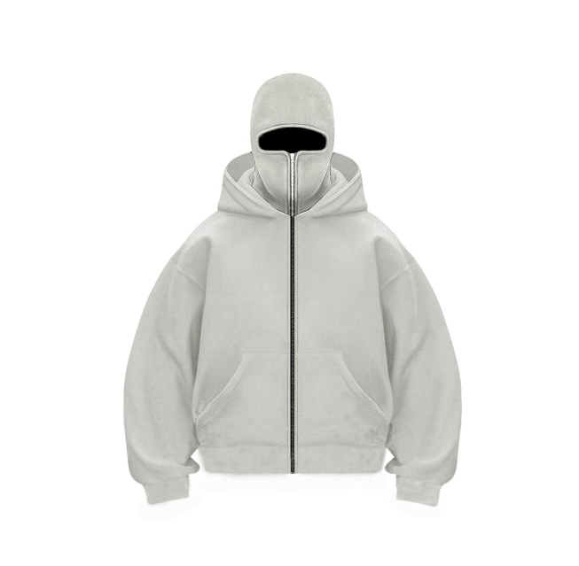 ❄️Men’s Balaclava Zip Hoodie for Winter Sports Streetwear and Cold Weather Training