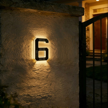 Make Your Home Easy to Find ✨ Solar LED House Numbers