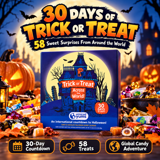 🍬 30 Days of Halloween Treats – 58 International Candy Surprises Advent Calendar