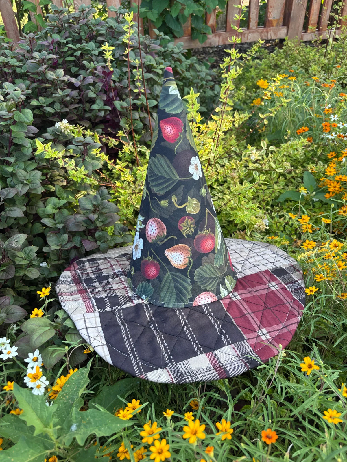 🔥Last Day 49% OFF - The Quilted Witch Hat | Handcrafted Folk Art Hat