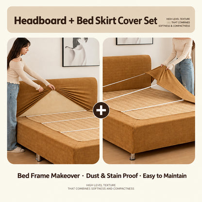 The Art of a Beautiful Bedroom — Premium Stretch-Fit Bed Frame Cover