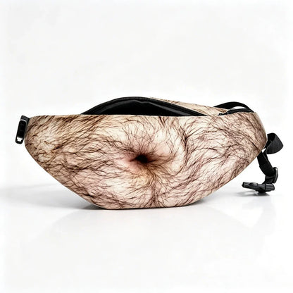 Funny Belly Fanny Pack – Realistic Fake Belly Waist Bag