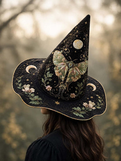 🔥Last Day 49% OFF - The Quilted Witch Hat | Handcrafted Folk Art Hat