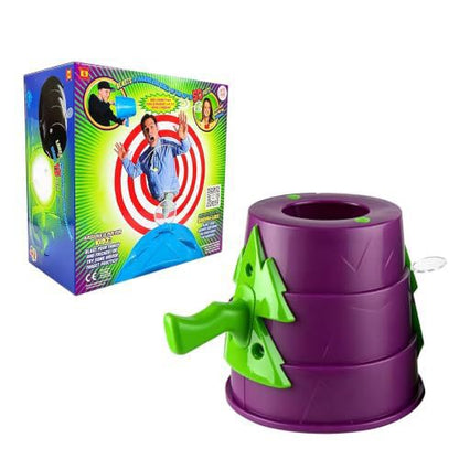 💨 Manual Air Vortex Blaster Toy – Battery-Free Fun for Game Nights & Backyard Play
