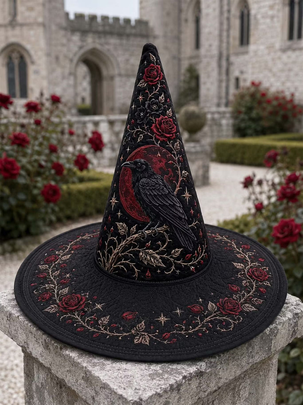 🔥Last Day 49% OFF - The Quilted Witch Hat | Handcrafted Folk Art Hat