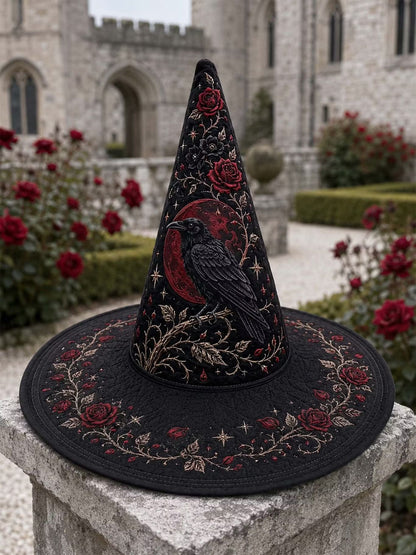 🔥Last Day 49% OFF - The Quilted Witch Hat | Handcrafted Folk Art Hat