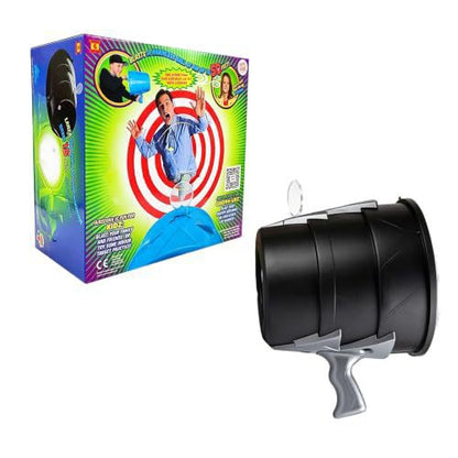 💨 Manual Air Vortex Blaster Toy – Battery-Free Fun for Game Nights & Backyard Play