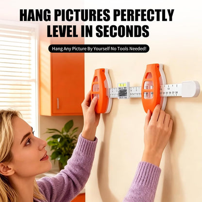 Level Ruler Picture Hanging Tool – Straight Alignment Frames