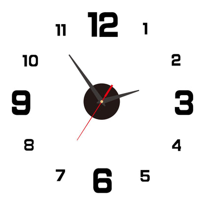 ⭐️⏰3D DIY Luminous Acrylic Wall Clock Set