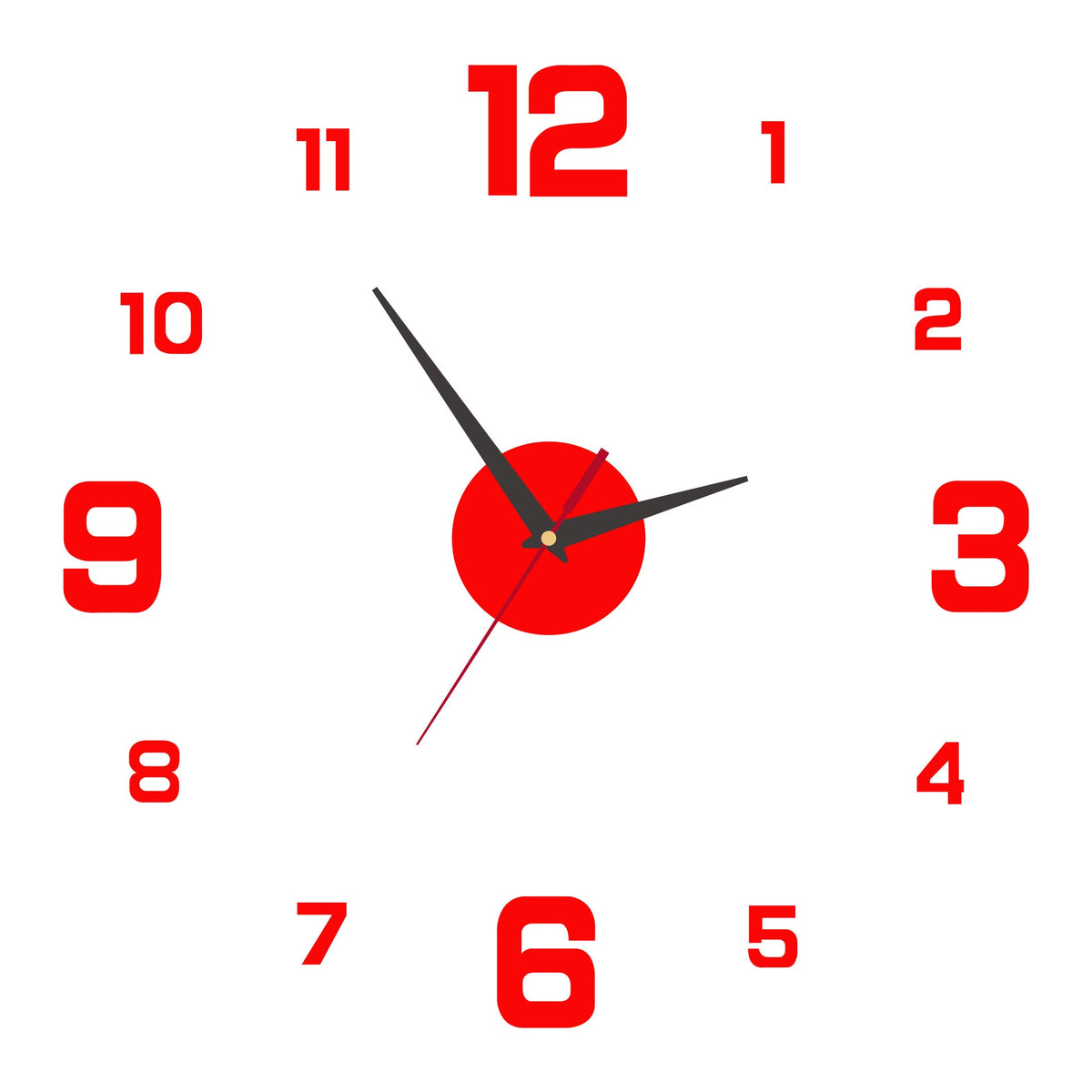 ⭐️⏰3D DIY Luminous Acrylic Wall Clock Set