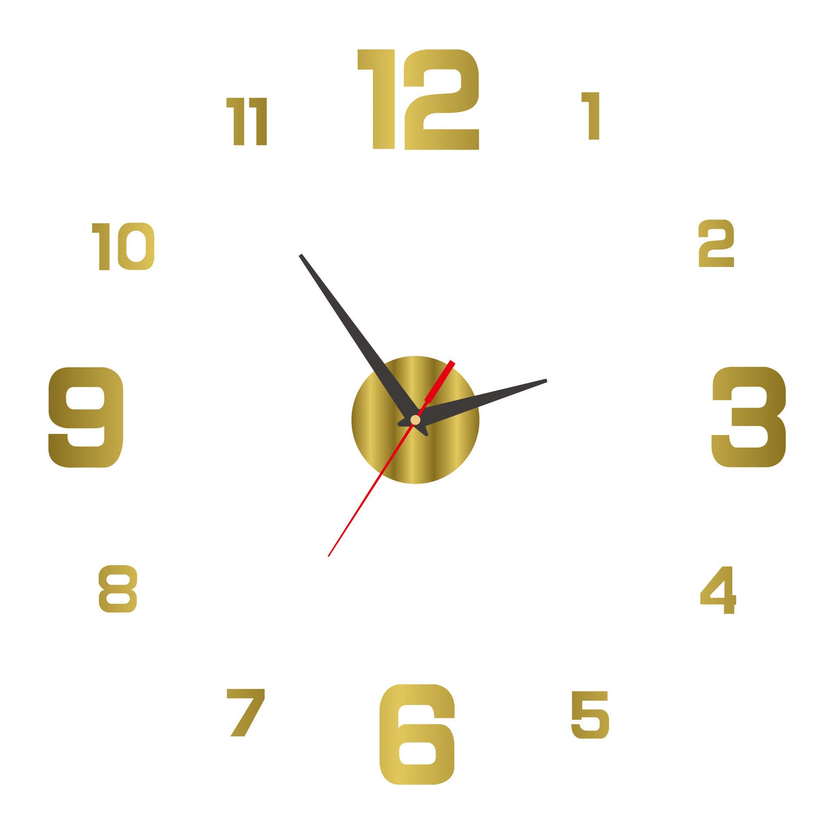 ⭐️⏰3D DIY Luminous Acrylic Wall Clock Set