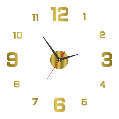 ⭐️⏰3D DIY Luminous Acrylic Wall Clock Set