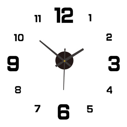 ⭐️⏰3D DIY Luminous Acrylic Wall Clock Set