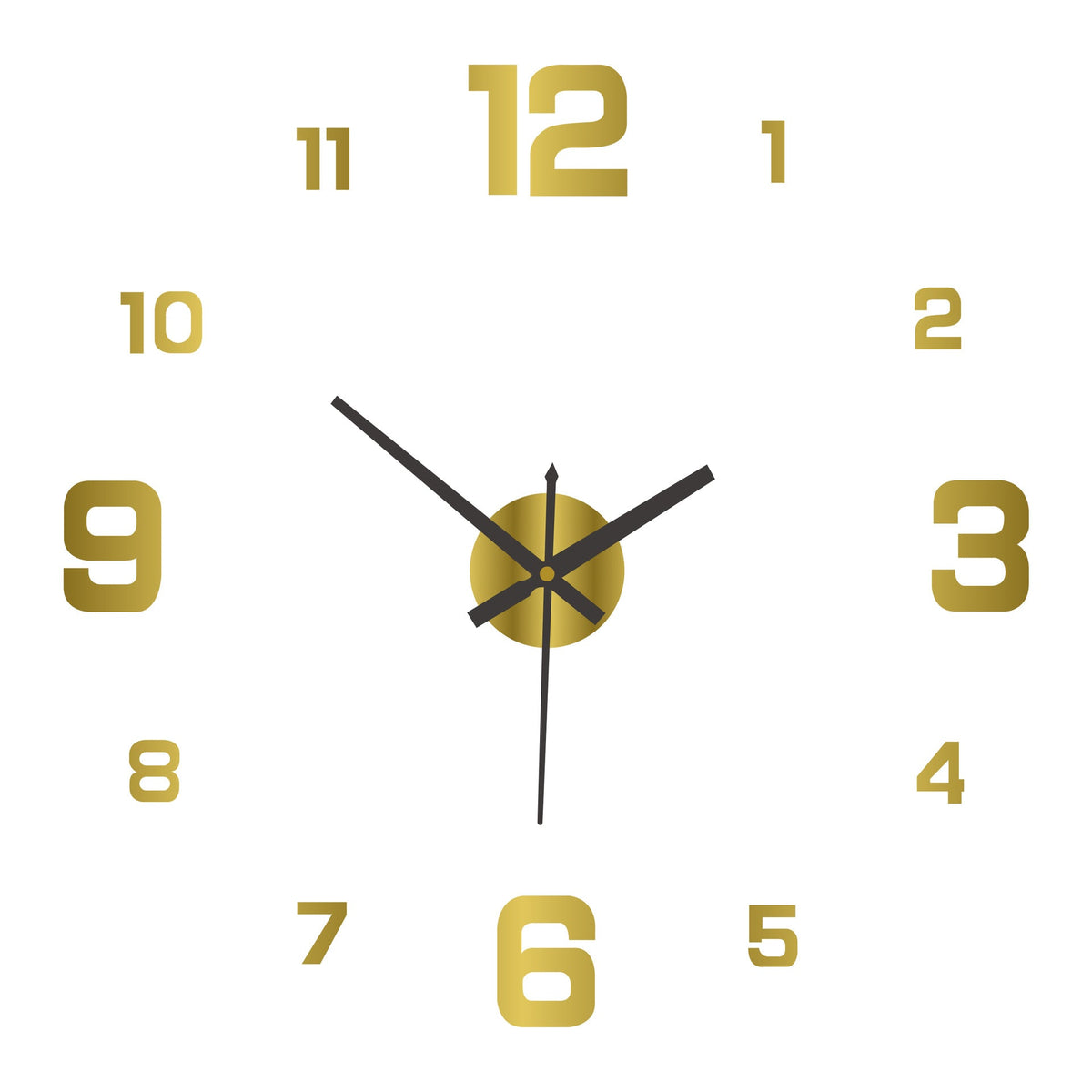 ⭐️⏰3D DIY Luminous Acrylic Wall Clock Set
