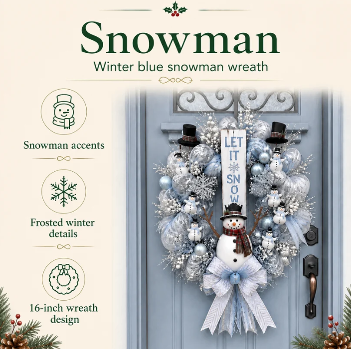 🔥49% Off Last Day-🎅 Merry Christmas Santa Wreath