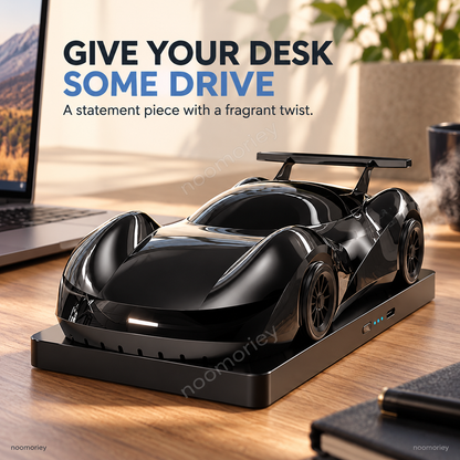 🏎️ Race-Car Aroma Diffuser with Dual Exhaust Mist