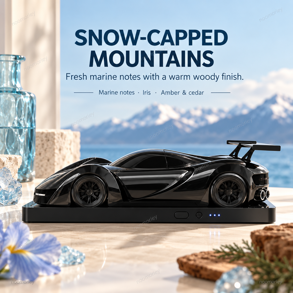 🏎️ Race-Car Aroma Diffuser with Dual Exhaust Mist