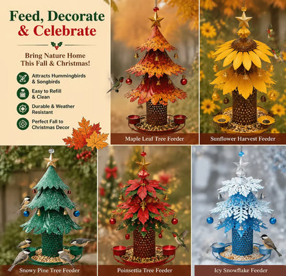 🎁🍂Christmas Tree Bird Feeder🎄Festive Backyard Holiday Decor