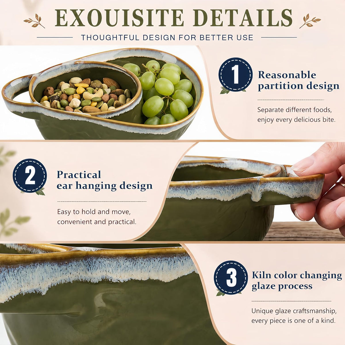 🥣 Stoneware Soup & Side Bowls Set