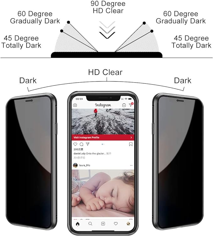 📱Works with iPhone Magnetic Privacy Case