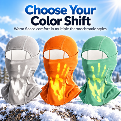 ❄️ 50% OFF Thermochromic Fleece Balaclava Color Changing Winter Face Mask