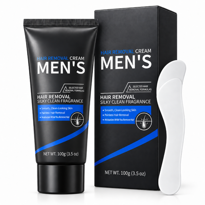 Men’s Hair Removal Cream – Smooth, Clean-Looking Skin for Chest, Arms, Legs & Back