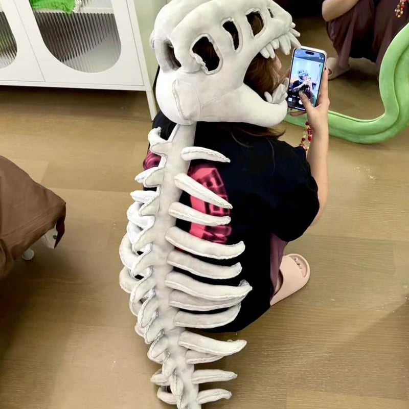 Realistic Dinosaur Skeleton Costume Set