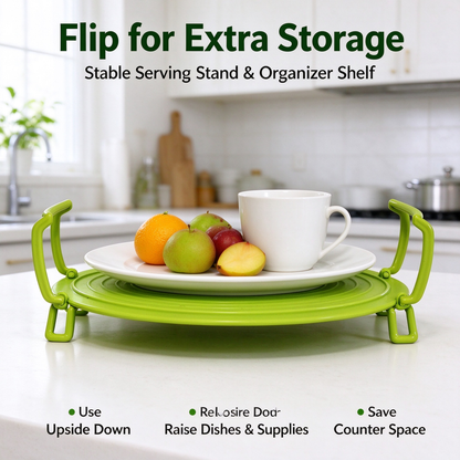 ⏰ Limited-Time Offer – 4-in-1 Multifunctional Microwave Tray (Splash Guard, Carrying Tray, and Stacking Rack) 🍲